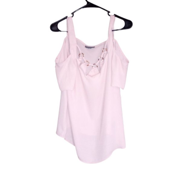 Bold Elements Cut To Curve Blouse Size Small Pink - Picture 1 of 4